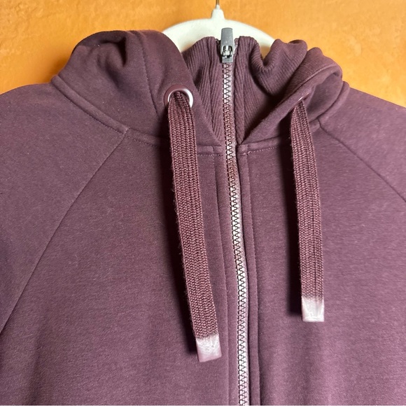 Athleta Plum Full Zip Hoodie with Thumb Holes Size XS - Picture 2 of 7